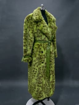 Nerazzurri 2026 New Collection Warm Oversized Leopard Print Faux Fur Coat Women Winter Luxury Brands Designer Clothing Woman
