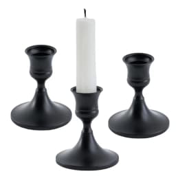 3pc Candlestick Holders Kit Brass Gold Candlestick Set Candle Holders Decorative Candlestick Stand for Wedding Party Dinning