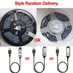 Smart LED Gaming Light Strip RGB 5050 USB 5V Music Sync 24/44key Remote APP Control Flexible Tape for Gaming Room TV Backlight