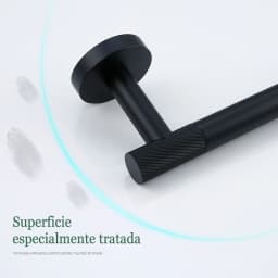 Black Bathroom Accessories Brass Knurled Kit Paper Holder Towel Rack Shelf Single Towel Holder Toilet Brush Holder Hook