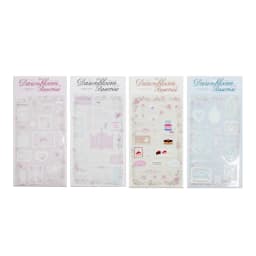 Journal GO Vintage Rose Transfer Stickers, Lace & Floral Frame Decals for Journaling, Scrapbooking, Planners & DIY Crafts