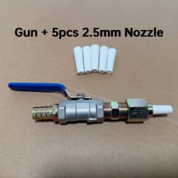 Valve Type Sand Blasting Gun Sandblast Nozzle for 5gallon Sandblast Tanks, Rust Cleaning Air Sandblasting Gun