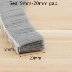 20/10/5Meters Brush Strip Self Adhesive Door Window Sealing Strip Home Door Window Sound Insulation Wind-proof Strip Gasket