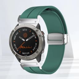 Magnetic Silicone Strap for Garmin watch Fenix 6 6x 7 7x pro 5 5x Plus 3 3HR Quick Fit No Gaps Sports 22mm 26MM Band for Enduro