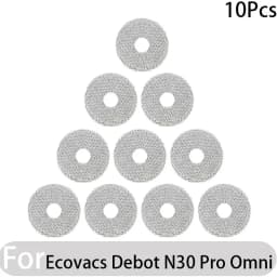 Compatible for Ecovacs Debot N30 Omni / N30 Pro Omni Robot Vacuum Accessories Main Side Brush Hepa Filter Rag Dust Bag Parts