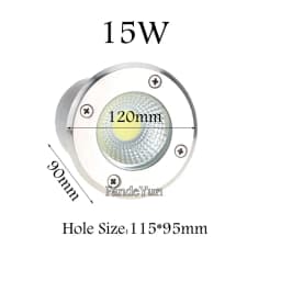 Waterproof LED Light Garden Underground 3W 5W 10W 15W IP68 Outdoor Buried Garden Path Spot Recessed Inground Lighting 220V DC12V