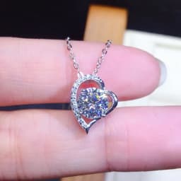 Big Bling Water Drop Pendant Real 925 Sterling Silver Long Chain Necklace for Women Fashion Jewelry Cute Statement Necklace