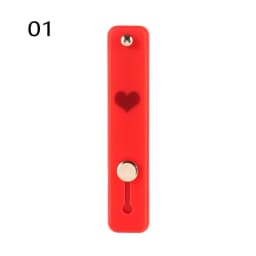 Creative Grip Stand Candy Color Phone Holder Silicone Finger Ring Push Pull Bracket Universal Hand Band Phone Accessaries
