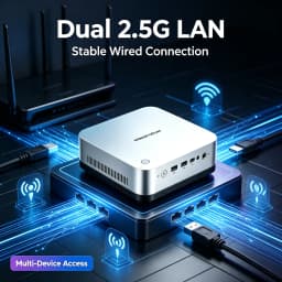 MINISFORUM X1-470 AI Mini PC AMD Ryzen AI 9 HX470 86 TOPS OCuLink Copilot+ Dual USB4 EU Stock