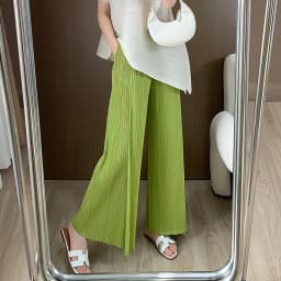 2026 New Miyake Loose Large Size Nine-minute Pants High-waisted Draped Pleated Leisure Thin Pleated Straight Wide-leg Pants Thin