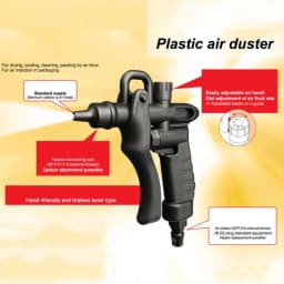 ESD workshop SMT Production Line Dust Removal Gun with T-805J PU Spring Hose Pipe JHG-2 PP Plastic Anti-Static Blowing Gun