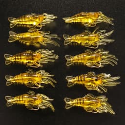 10pcs Soft Shrimp Shaped Fishing Lure With Hook, Bait Kit For Outdoor, Fishing Accessories