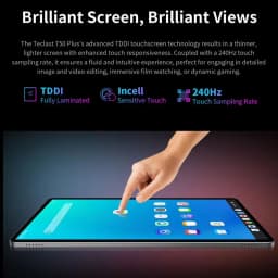 Teclast T50 Plus Tablet PC 11-inch 2K 120Hz Android 16 8GB(+40GB Virtual) 128GB 8000mAh Unisoc T7280 4G LTE Dual SIM GPS