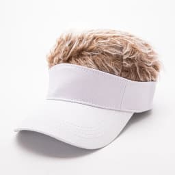 Creative Performance Wig Golf Baseball Hat Hip-Hop Sun Hat Funny Duck Tongue Sun Hat Men's And Women's Pointed Wig Hat