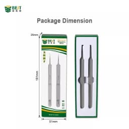 BST BST-18 BST-19 Ultra Precision Tweezers Fly Wire Clamping With Fine Tip Supper Sharp Needle BGA Motherboard Welding Forceps