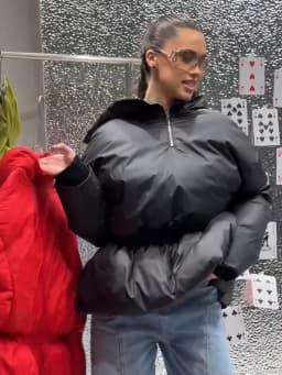 Fashion Glossy Padded Jackets Women's Drawstring Zipper Stand Collar Thicken Coats 2026 New Ladies Winter Solid Color Outwear
