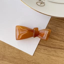 Korea France color small bow bangs clip red duck beak clip side broken hair clip French girl heart
