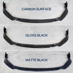 Front Bumper Spoiler for Toyota Corolla Sedan 2019-2023 Protector Plate Lip Body Kit Carbon Surface Decorative Strip Chin Shovel