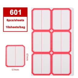 Various Models of Office Self-adhesive Label Paper Oral Paper Self-adhesive Label Stickers Handwritten Price Paper Name Stickers