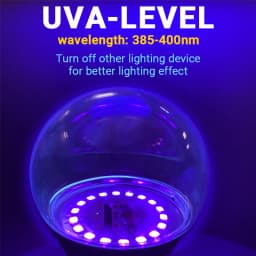 12W E27 UV LED Bulb Purple Black Lights Bulbs Glow Decoration Fluorescent Light Lamp AC 85-265V