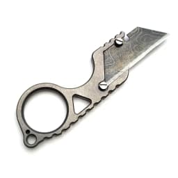 EDC Titanium Alloy Pocket Paper Cutter Knife Unpacking Pocket Outdoor Tools Mini Utlity Knife Tools