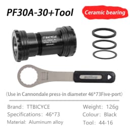 Center axle tool BB30A-24/PF30A 24/30/28.99mm for PF30A frame shell width 73mm for mountain bike Cannondale crank group hollowte