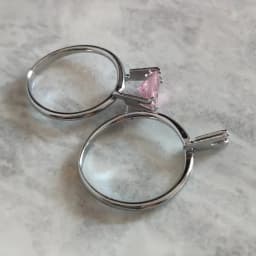 Metal Spring Type Ring Diamond Four-Claw Tweezers Stone Gemstone Holder Display Jewelry Tools Wedding Ring Try-on Equipment 1PC
