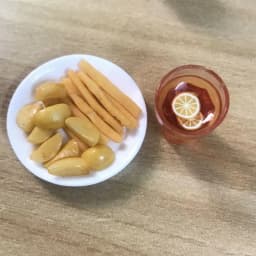 1/6 Scale Dollhouse Miniature Pizza Chicken Fried Chips Juice Mini Fast Food for Blyth BJD Doll House Kitchen Play Accessories