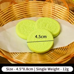 Simulation Cookies for Children, Simulation Accessories, Photography, Fake Biscuits, Early Education, DIY, 3 Pcs/Lot