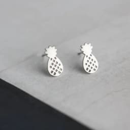 Silver Plated Creative Ear Hole Earrings for Women Prevent Korean Style Stud Earrings Allergy Earrings Fine Jewelry Accessories