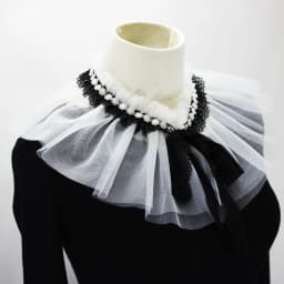Elegant Hollow Embroidery High Collar Shawl Ruffled Fake Collar White Scarf Half Shirt Decorative Stand Collar