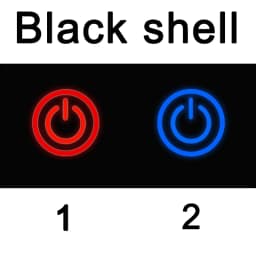16/19/22MM Two Color LED Black Waterproof Metal Button Switch Power Symbol Suitable for Cars Ships Motorcycles 6V 12V 24V 220V
