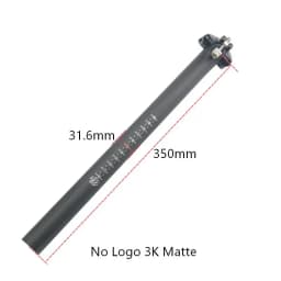 Alfa Pasca Carbon Fiber Seat Post 27.2/30.8/31.6mm Zero Offset Mountain/Road Bike Seat Parts No Logo 3K Matte/Glossy Accessorie