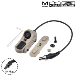 Surefir M300 M600 Flashlight With AXON Dual Function Remote Pressure Switch Fit 20mm Rail Hunting Tactical Airsoft Light