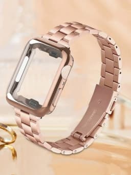 New 2 In1 Band Protective Shell Case for Apple Watch Cover Strap Series 11/10/9/8/7/6/5/4 38mm 40mm 41mm 42mm 44mm 45mm 46mm
