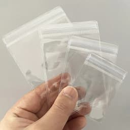 10/20 Pieces Self-sealing Bracelet Earrings Plastic Transparent Jewelry Gift Storage PVC Bag For Small Business Customize Logo