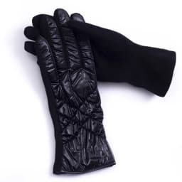 Women Gloves Down Cotton Keep Warm Winter Female Waterproof Thermal Fleece Lined Touch Screen Non-slip Riding Motorbike