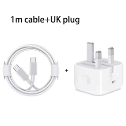 UK USB C Charger Charge PD 20W Foldable Type C Fast Charging Travel Wall Charger Power Adapter For iPhone 17 16 15 Pro Max