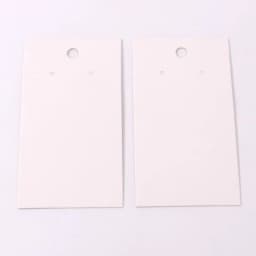 50pcs 5x9cm Earring Display Card Earring Card Holder Blank Kraft Paper Tags Ear Studs