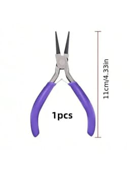 4pcs/1pcs Jewelry Pliers Tool Kit Includes Needle Round Wire Cutter And Curved Nose Pliers For Jewelry Beading Repair Supplies