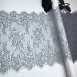 (3m/Lot) Eyelash Lace For Needlework 22.5cm IDY Lace Trim Chantilly Sewing Fabric Lace For Sewing Clothes