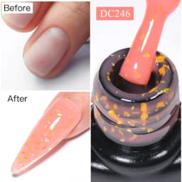 7ML Nude Quick Extension Gel Nail Polish Milky White UV Construct Hard Gel Semi Permanent Acrylic Extension Nail Art Varnish