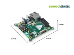 Raspberry Pi Compute Module 5 CM5 MINIMA Compact Carrier Board, M.2 Key Slot Hailo AI/SSD,CSI/DSI,Gigabit Ethernet,HDMI,USB-C PD