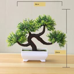 New Green Small Tree Potted Bonsai Ornaments Home Garden Hotel Bathroom Bedroom Decoration Artificial Plants Bonsai Fake Plants