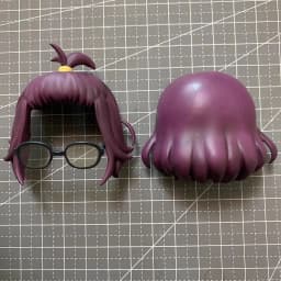 GSC Clay Man Hair white model OB11 doll accessories
