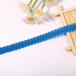 2/4yards 12mm Polyester Lace Trimming Ribbon Centipede Braided Curve Lace Sewing Clothes DIY Craft Wedding Accessories