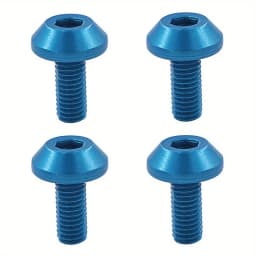 4 Pcs Bicycle Water Bottle Cage Bolt Cycling Accessories Kettle Holder Aluminum M5 Screw Handle Bikes Part for MTB Road Bike