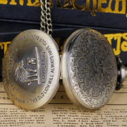 Best Gift For Son Lion Man Quartz Pocket Watch Necklace Chain For My Son Love Dad Design Pendant Watch
