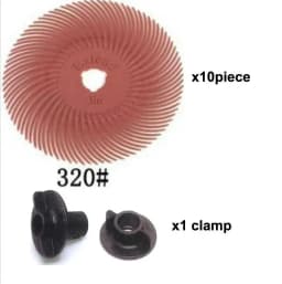9Pcs Radial Bristle Disc Kit Abrasive Brush Elastic Detail Polishing Abrasive Wheel for dremel Rotary Tool Accessories