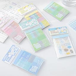 Muilti-Functional Stickers&Memo Note Pad Book Journal Scrapbook Mark Sticker School Stationery